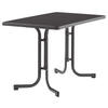 GARTENTISCH 115/70/72 cm Holzwerkstoff rechteckig  - Grau, MODERN, Holzwerkstoff/Metall (115/70/72cm) - Sieger