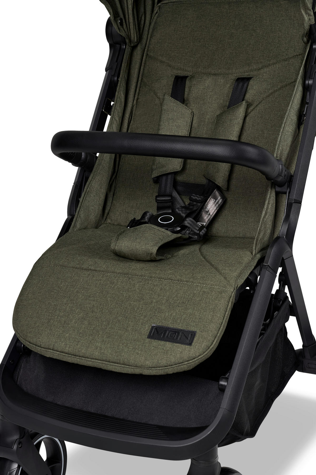 BUGGY Zac  - Schwarz/Olivgrün, Basics, Textil (80/55/102cm) - Moon