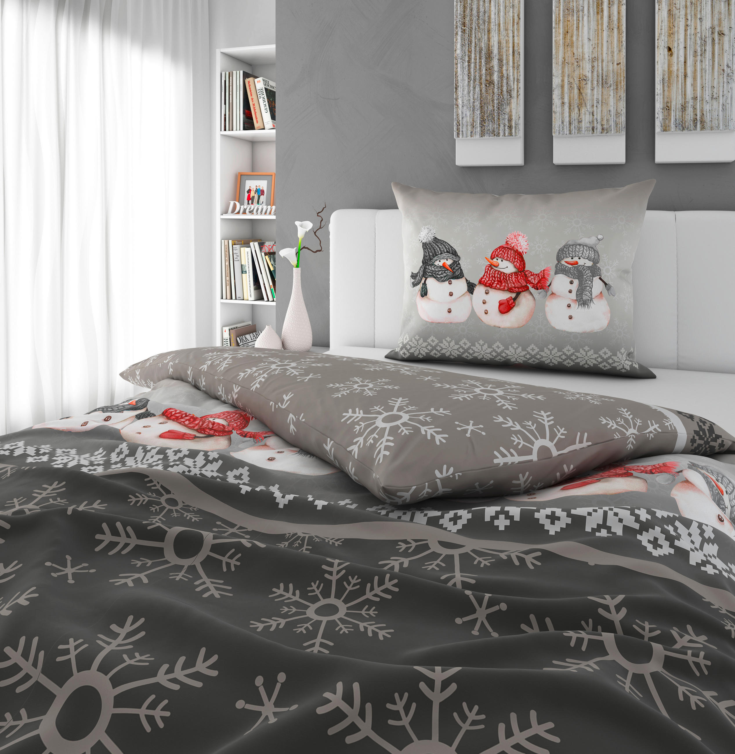 FLANELOVÉ OBLIEČKY ESPOSA, flanel, antracitová, 140/200 cm - antracitová, Konventionell, textil (140/200cm) - Esposa