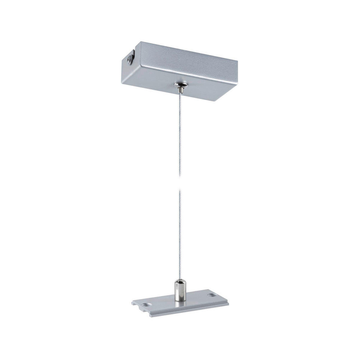 SCHIENENSYSTEM-ABHÄNGUNG - Chromfarben, Basics, Metall (4/8/150cm) - Paulmann