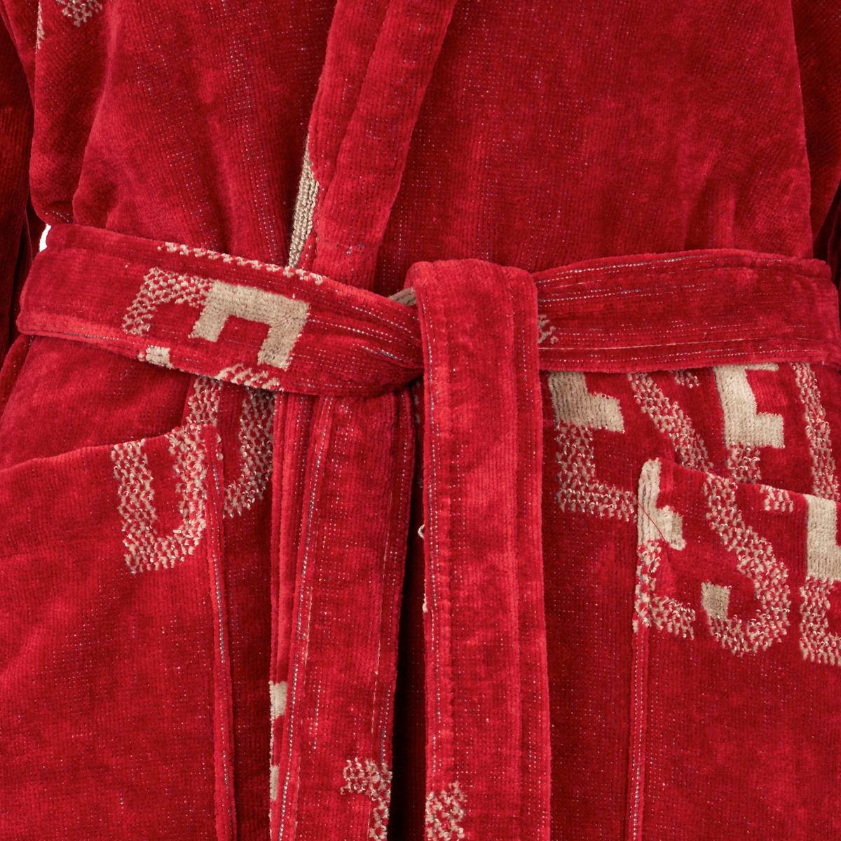 BADEMANTEL L/XL Unisex  - Rot, Basics, Textil (L/XLnull) - Diesel