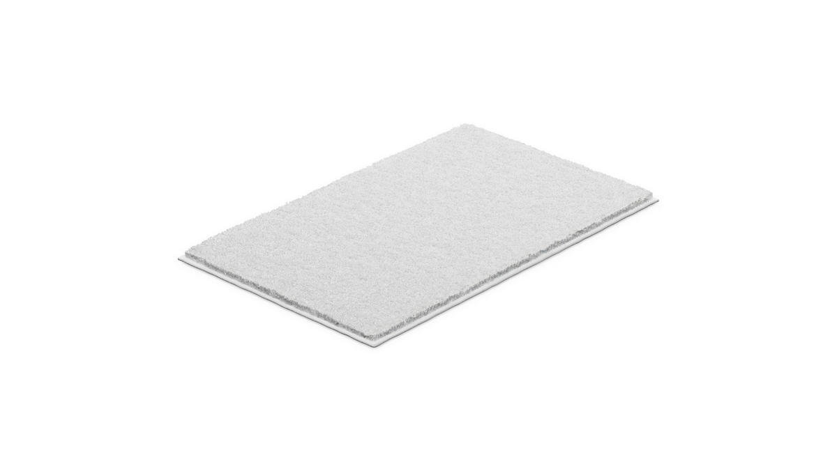 BADEMATTE Weiß 50/80 cm  - Weiß, Basics, Kunststoff/Textil (50/80cm) - Grund
