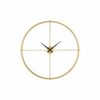 WANDUHR Goldfarben 48/48/0,4 cm  - Goldfarben, LIFESTYLE, Metall (48/48/0,4cm)