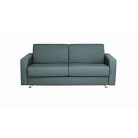 SCHLAFSOFA in Flachgewebe Petrol  - Chromfarben/Petrol, KONVENTIONELL, Textil/Metall (195/84/100cm) - Bali