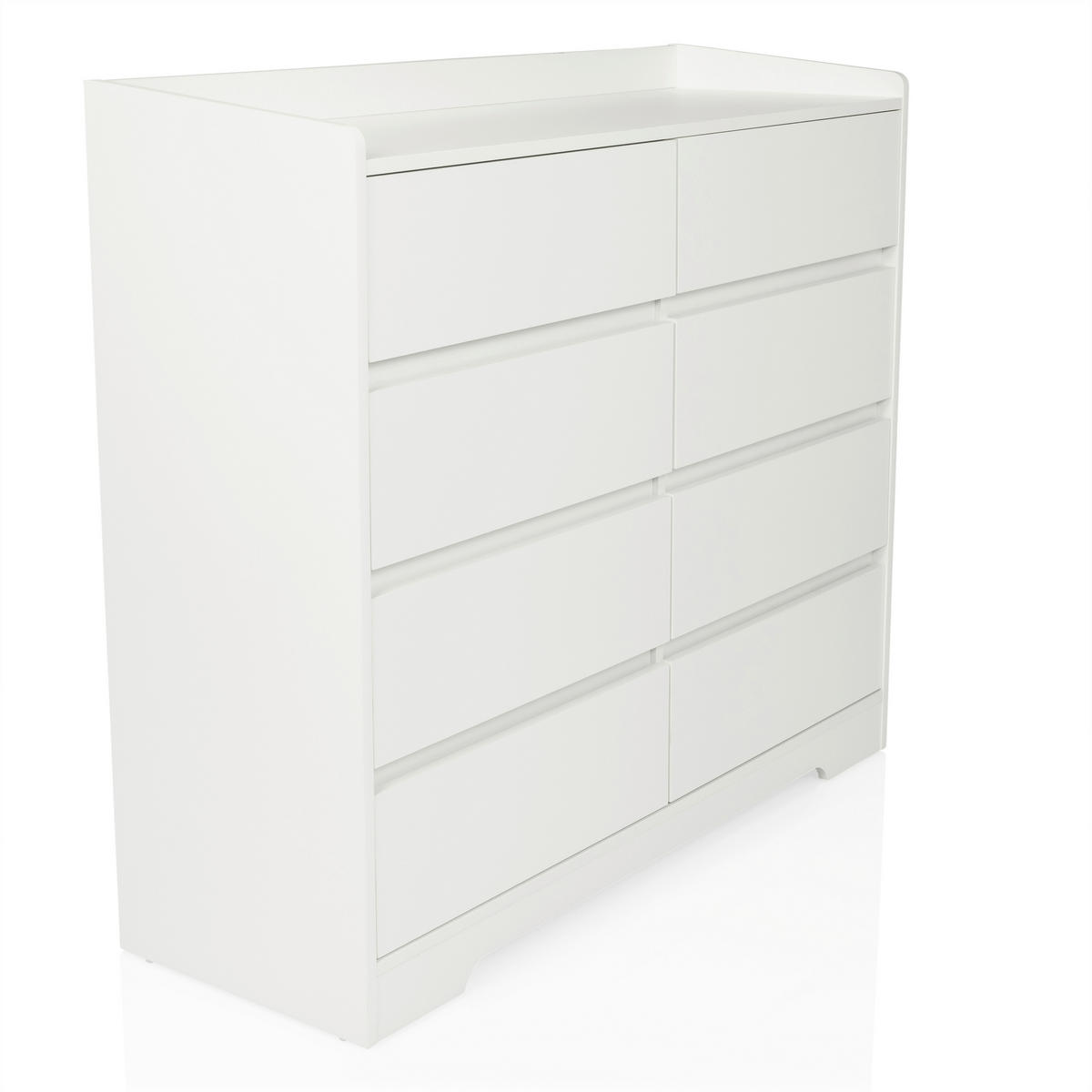 BYRÅ 110/98,5/38 cm  - vit, Modern, trämaterial (110/98,5/38cm) - MID.YOU