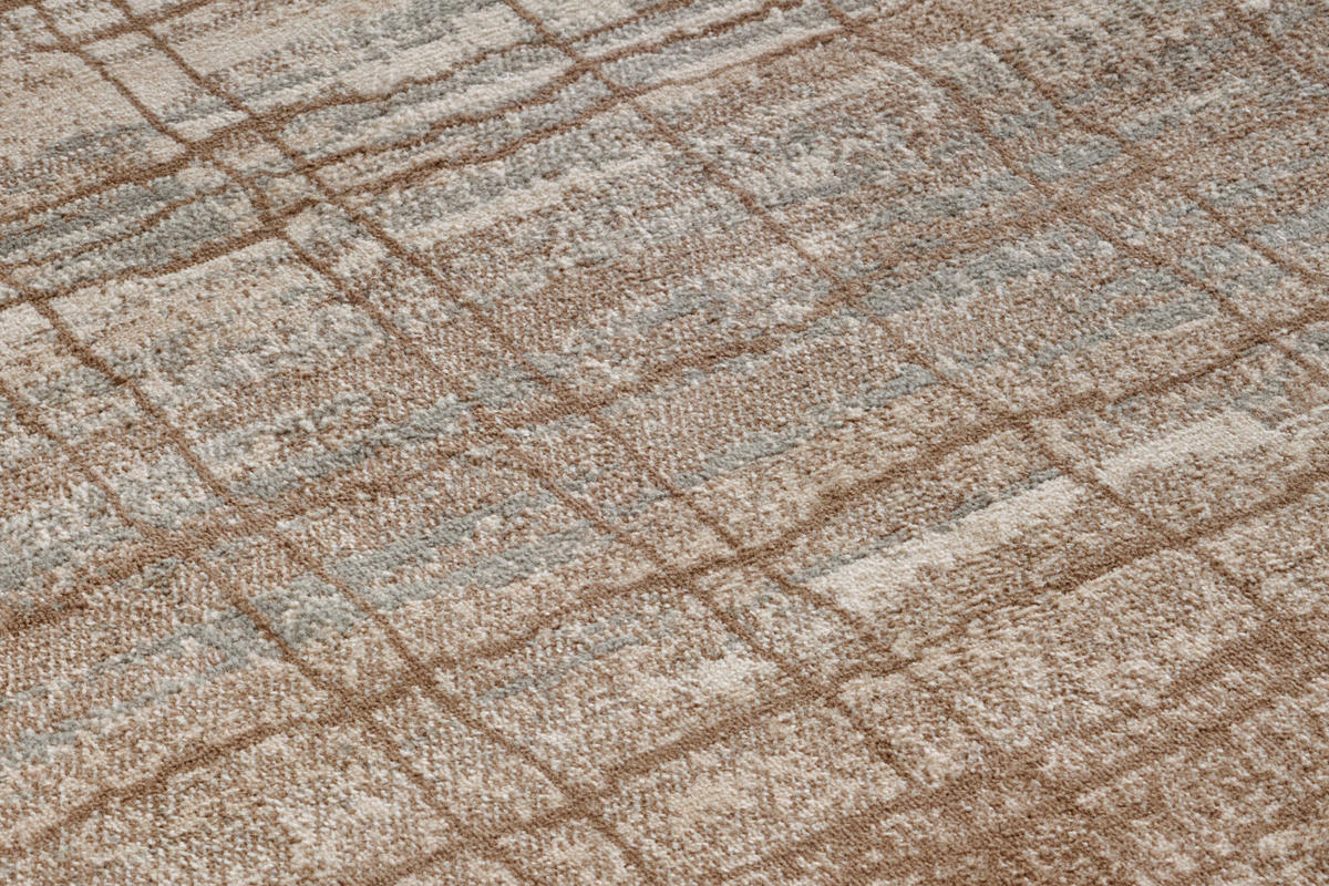 FLACHWEBETEPPICH 200/280 cm Terrain Creme, Beige  - Beige/Creme, Basics, Kunststoff/Textil (200/280cm)