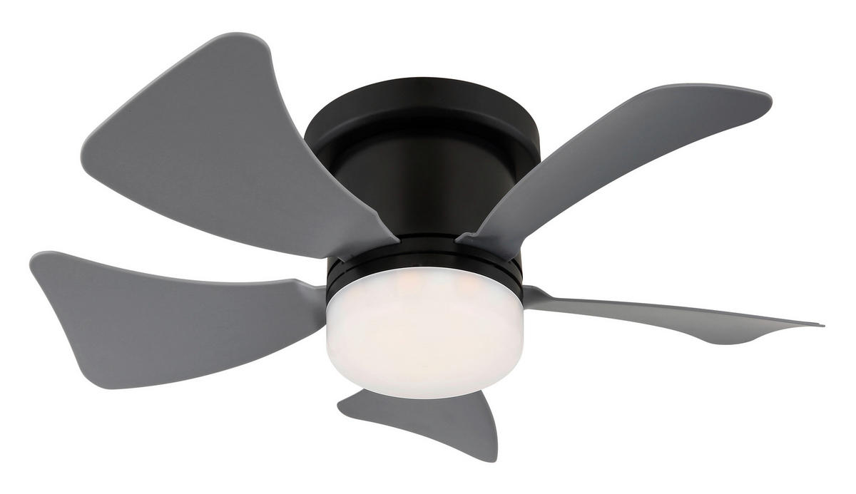 PLAFONSKI VENTILATOR  HINES  - siva/bela, Osnovno, metal/plastika (40,6/13cm)