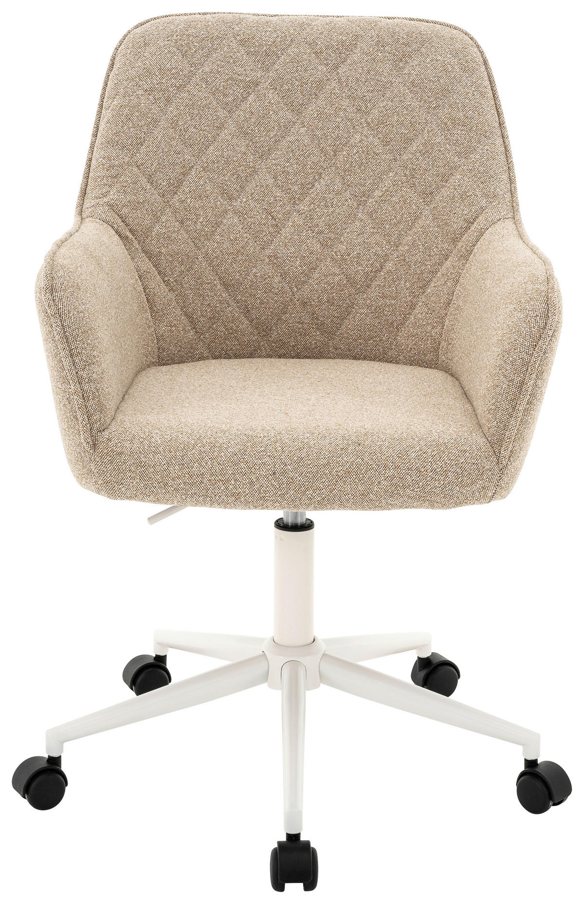 FORGÓSZÉK  szövet natúr színű, fehér  - natúr színű/fehér, Design, műanyag/textil (59,5/101/64cm) - Xora