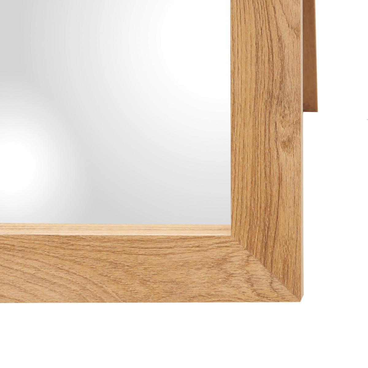 PODNO OGLEDALO  55/185/42 cm  - boja hrasta, Dizajnerski, staklo/pločasti materijal (55/185/42cm) - Xora