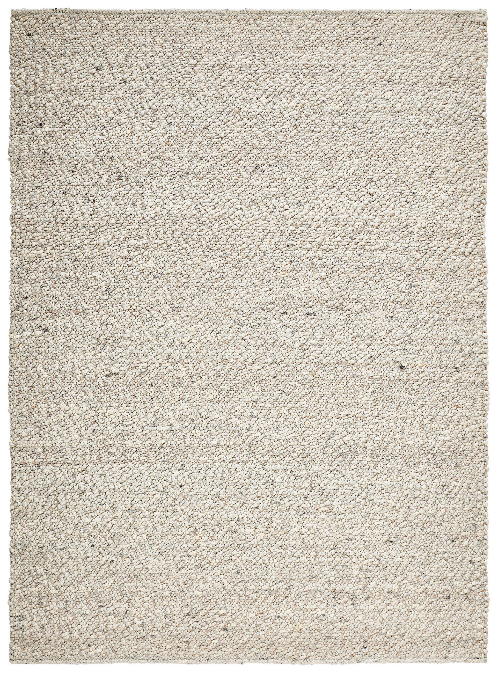HANDWEBTEPPICH Wohnzimmer 170/230 cm Grau, Beige rechteckig  - Beige/Grau, Basics, Textil (170/230cm) - Linea Natura