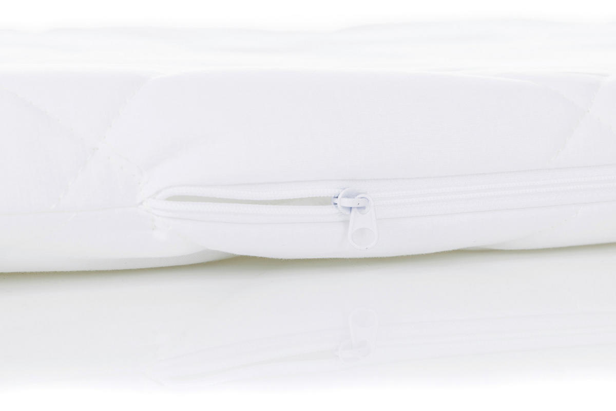 BEISTELLBETTMATRATZE Nino  - Weiß, Basics, Textil (45/90/4,5cm) - Fillikid