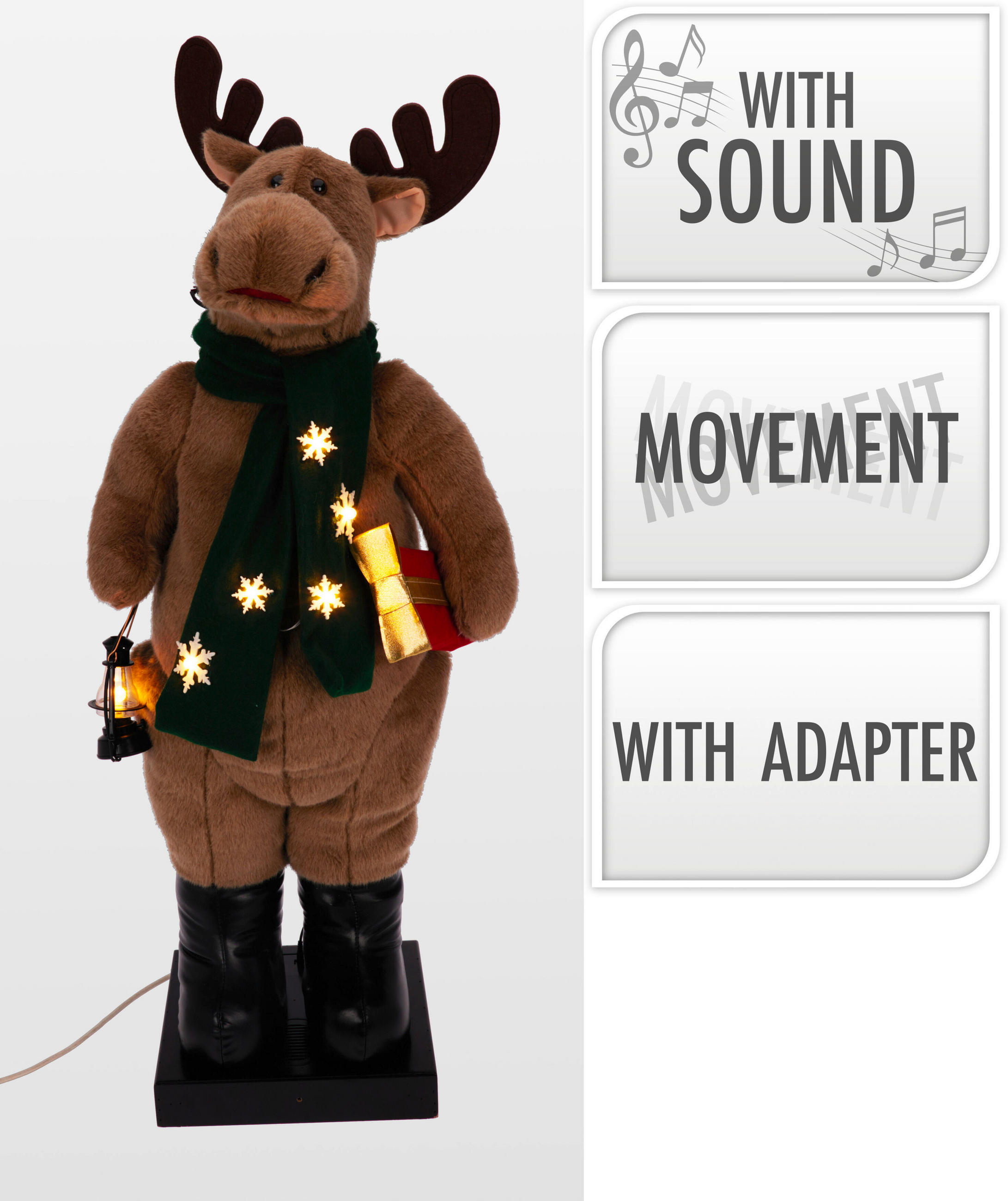 LED-WEIHNACHTSFIGUR  - Basics (45/35/110cm) - X-Mas