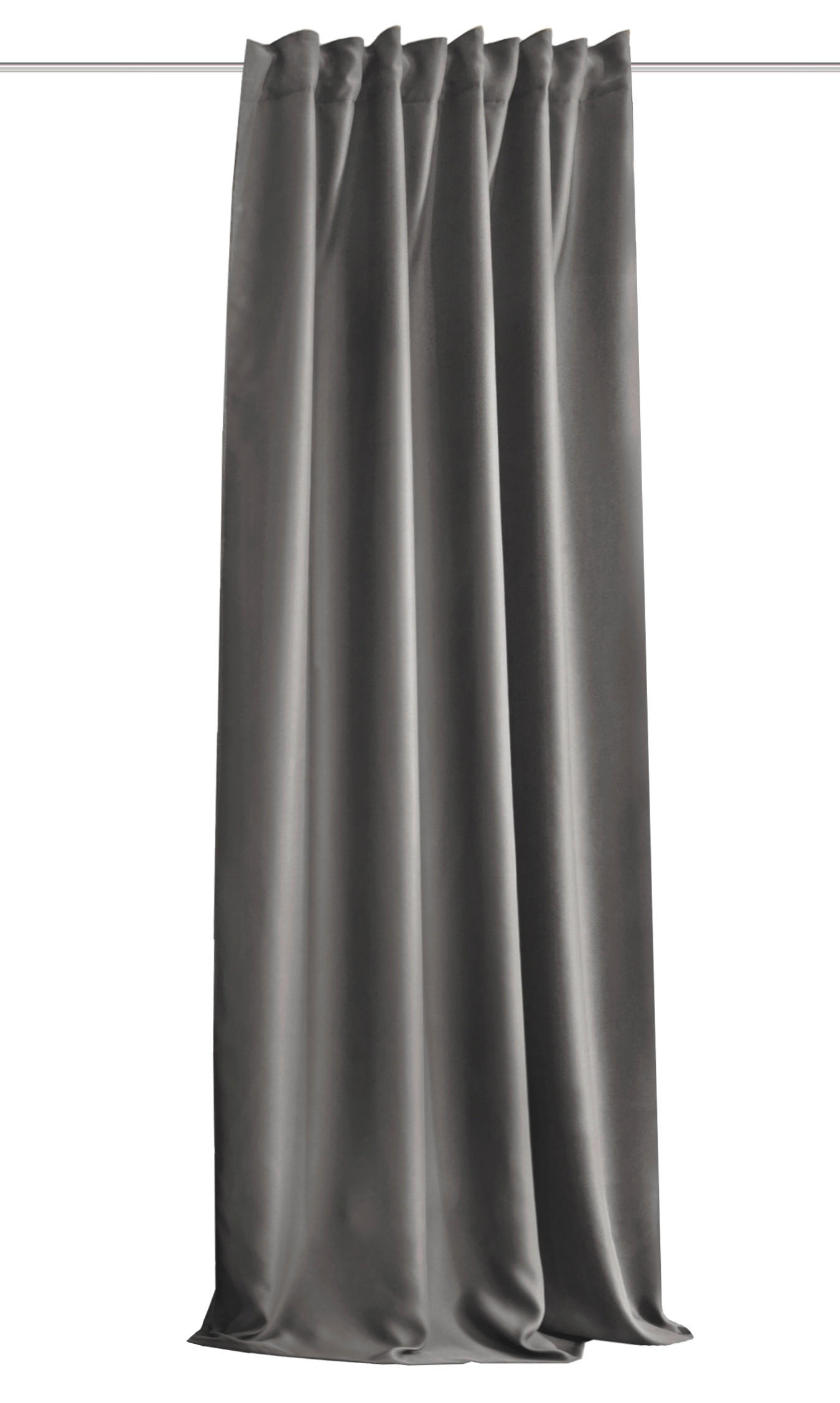 LÄRMSCHUTZVORHANG ACUSTICO Verdunkelung 135/160 cm   - Grau, KONVENTIONELL, Textil (135/160cm)