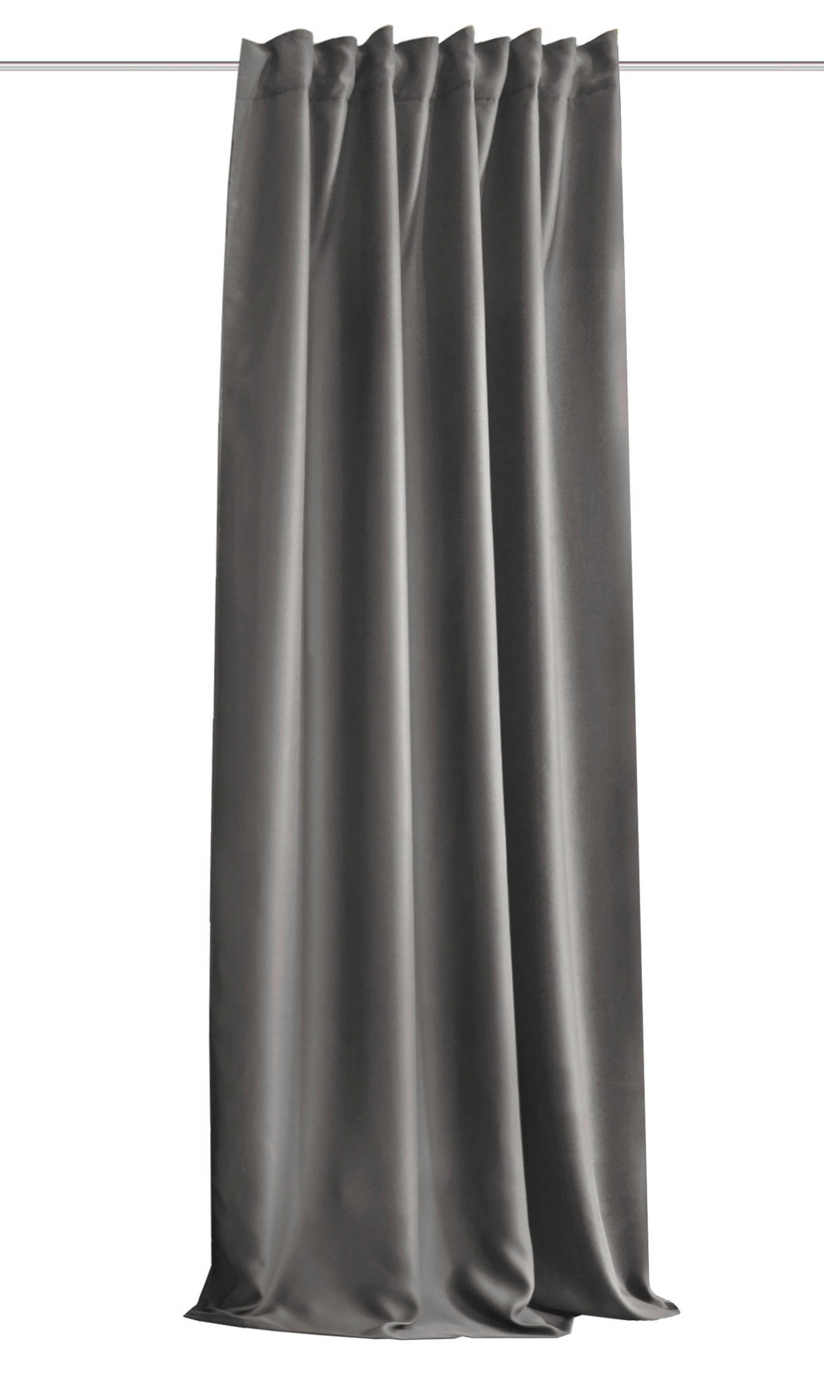 LÄRMSCHUTZVORHANG ACUSTICO Verdunkelung 135/225 cm   - Grau, KONVENTIONELL, Textil (135/225cm)