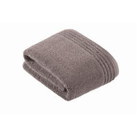 BADETUCH Vienna Style Supersoft Braun 100/150 cm  - Braun, Basics, Textil (100/150cm) - Vossen
