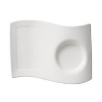 SERVÍROVACIA TÁCKA New Wave Caffe   14/20 cm  - biela, Design, keramika (14/20cm) - Villeroy & Boch