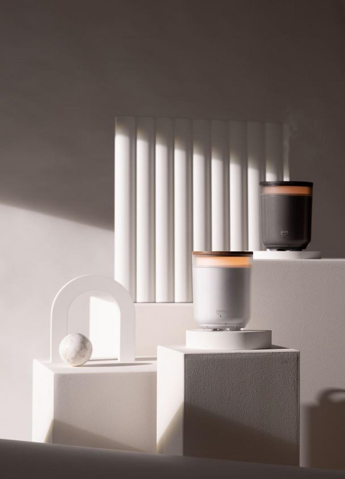 DIFFUSER Air Sonic  - Weiß, Basics (13,5/13,4/15,8cm) - Ipuro