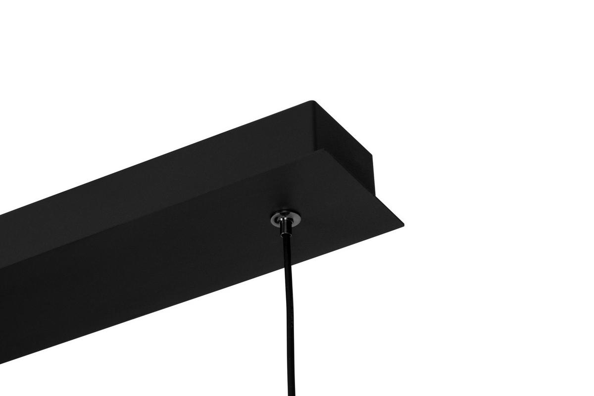 LED SVJETILJKA VISEĆA    100/20/180 cm    Baia  - crna, Design, staklo/metal (100/20/180cm) - Dieter Knoll