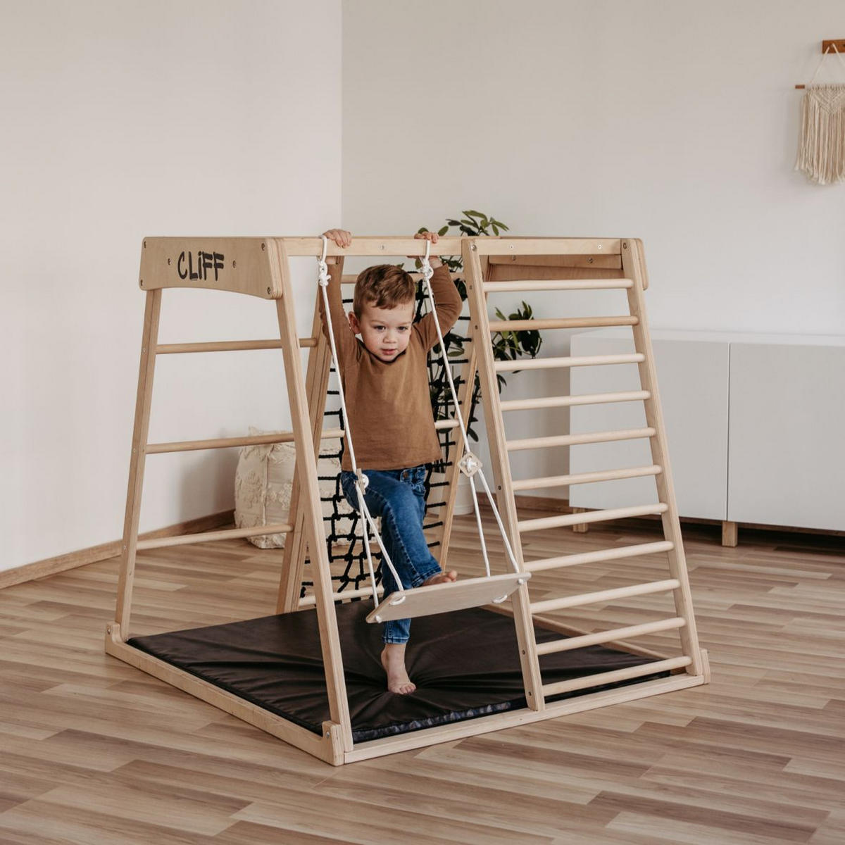 KLETTERGERÜST ZUBEHÖR - Birkefarben, Basics, Holz (39/20cm) - CLIFF