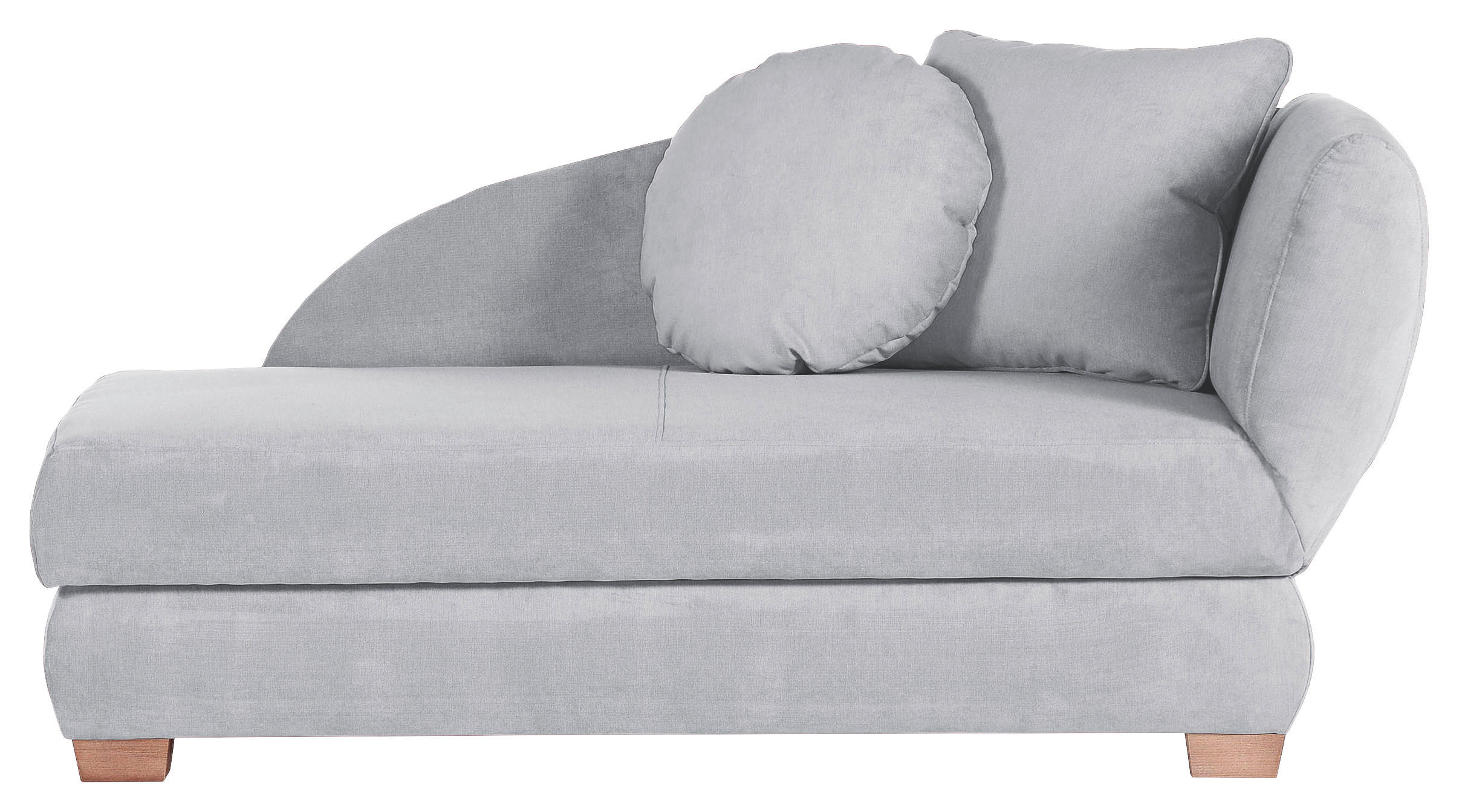 RECAMIERE i mikrofiber ljusblå  - ljusblå/ekfärgad, Lifestyle, trä/textil (176/85/88cm) - MID.YOU