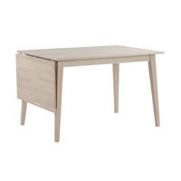 MATBORD i trä 120/80/74 cm   - vit/ekfärgad, Klassisk, trä (120/80/74cm) - Rowico