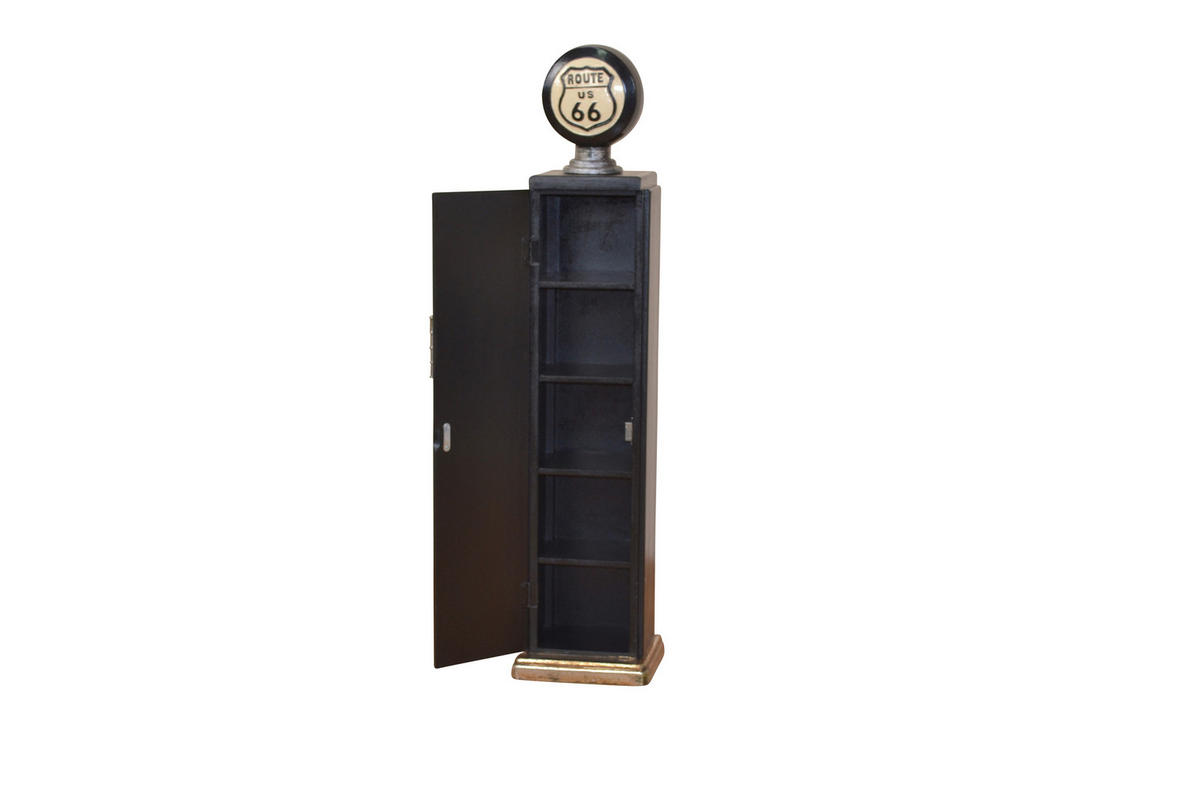 KOMMODE  in  - Goldfarben/Schwarz, Design, Holzwerkstoff (19/24/105cm) - MID.YOU