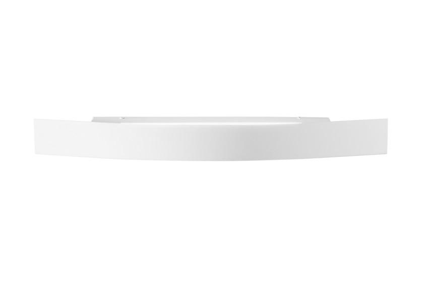 Luce ambiente Design Led-Wandleuchte Luce Ambiente e Design Weiß Hochglanz 6x8.5x60 cm
