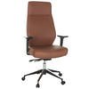OTOČNÁ ŽIDLE, hnědá - černá/hnědá, Basics, kov/plast (68/123-130/68cm) - MID.YOU