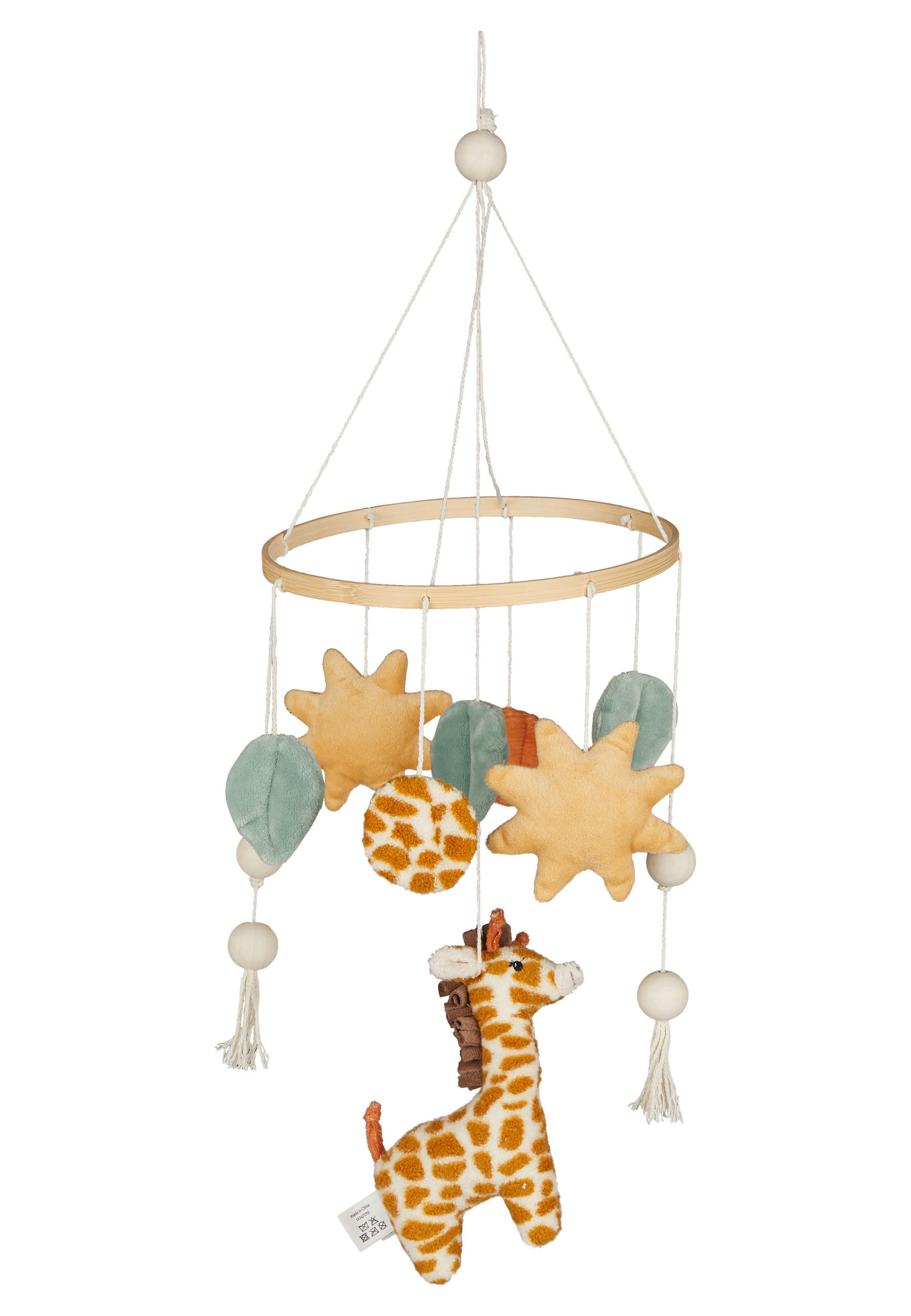 MOBILE Safari  - Multicolor, Basics, Holz/Textil (57/34/45cm) - Sterntaler