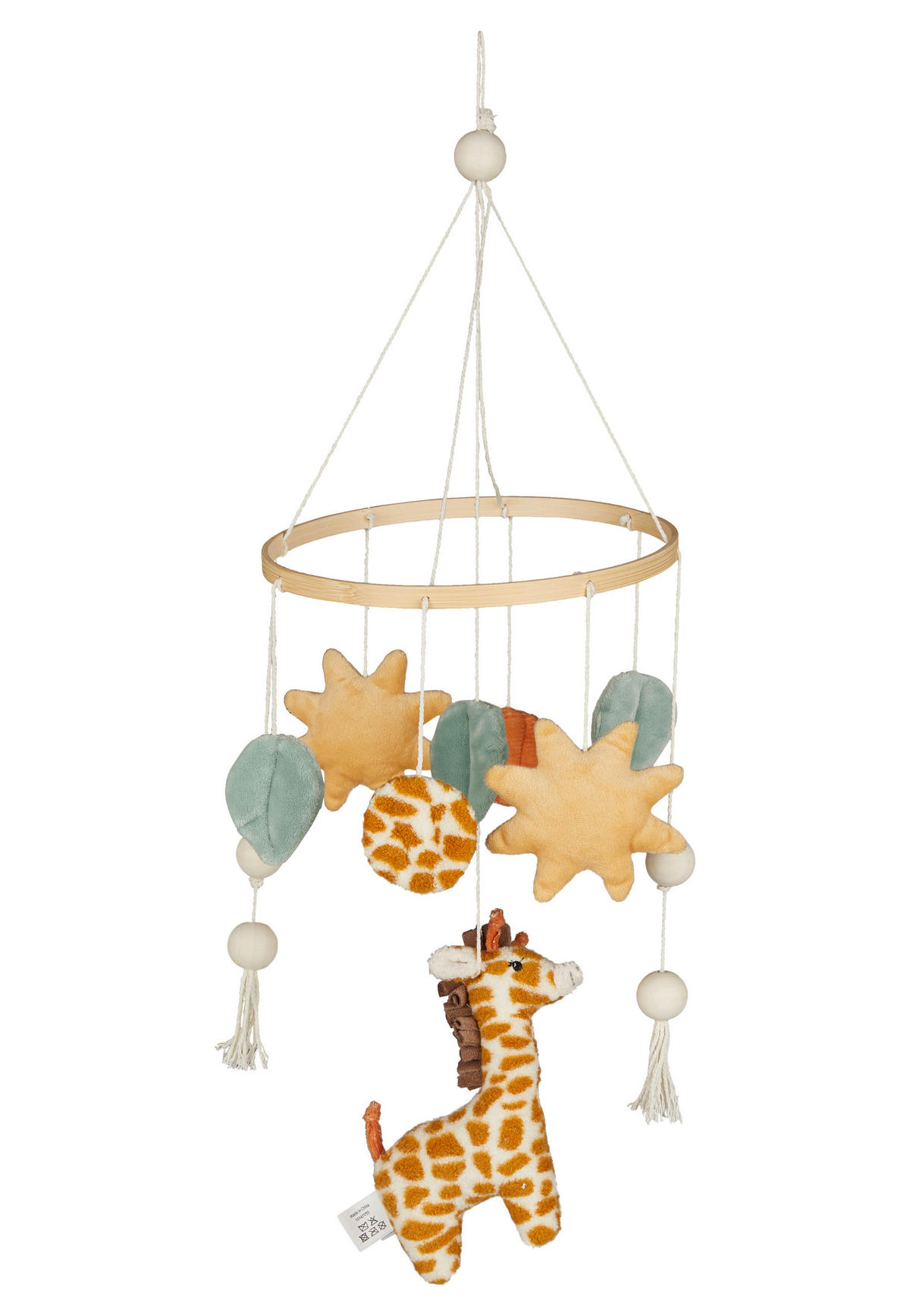 MOBILE Safari  - Multicolor, Basics, Holz/Textil (57/34/45cm) - Sterntaler