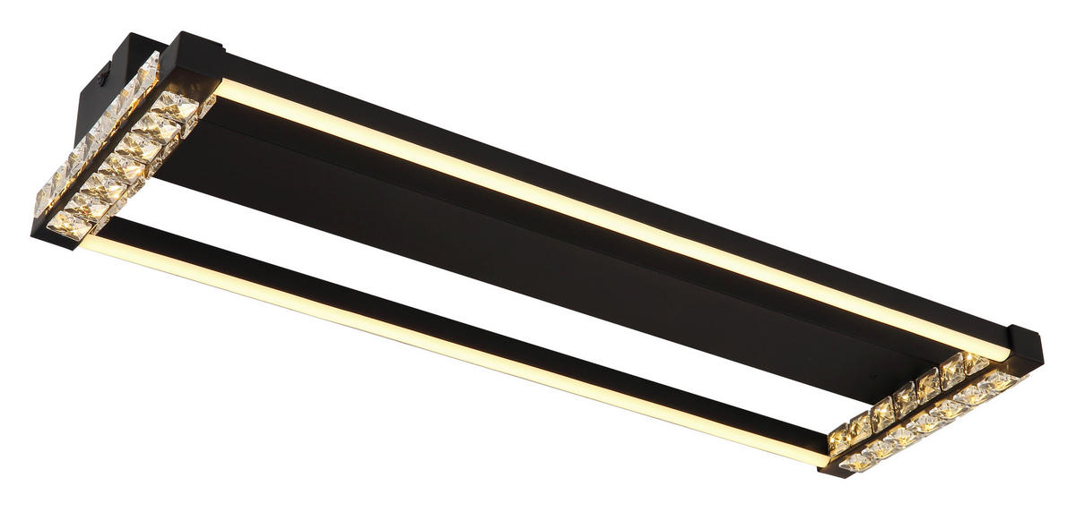 LED SVJETILJKA STROPNA  - bijela/prozirno, Design, metal/plastika (62,5/20,6/7cm) - Globo