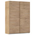 SCHWEBETÜRENSCHRANK 162/223/68 cm 2-türig Sonoma Eiche  - Sonoma Eiche, Design, Holzwerkstoff/Kunststoff (162/223/68cm) - Novel