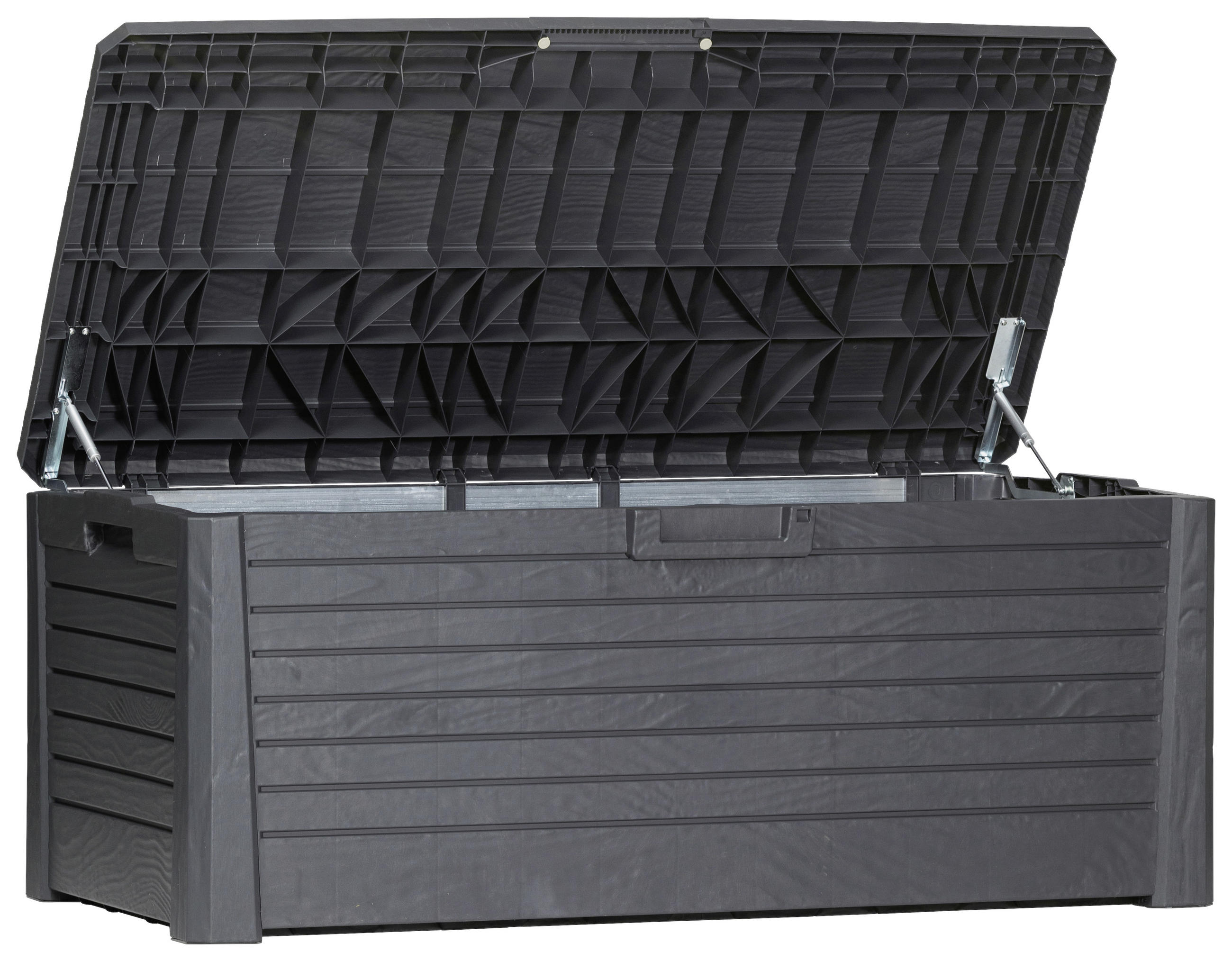 KISSENBOX - Anthrazit, MODERN, Kunststoff (148/60/72cm) - Livetastic