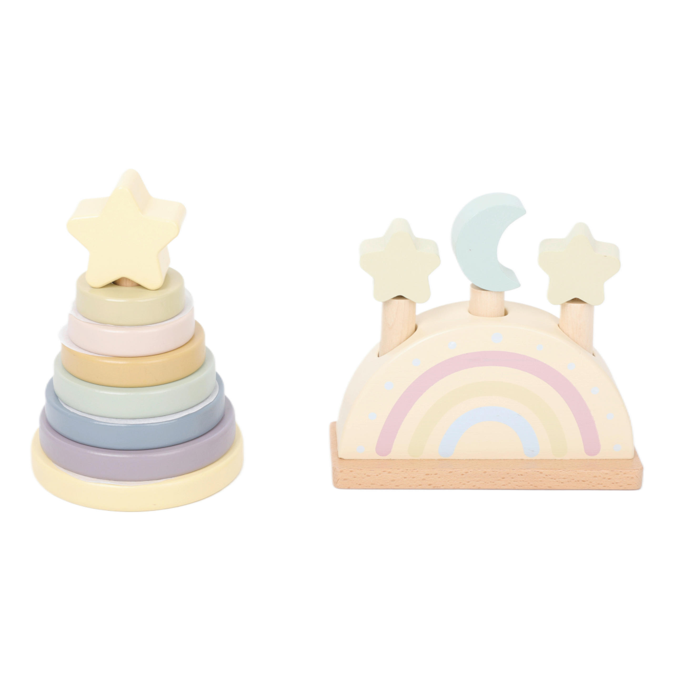 STAPELTURM - Multicolor, Basics, Holz - My Baby Lou