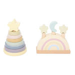 STAPELTURM - Multicolor, Basics, Holz - My Baby Lou