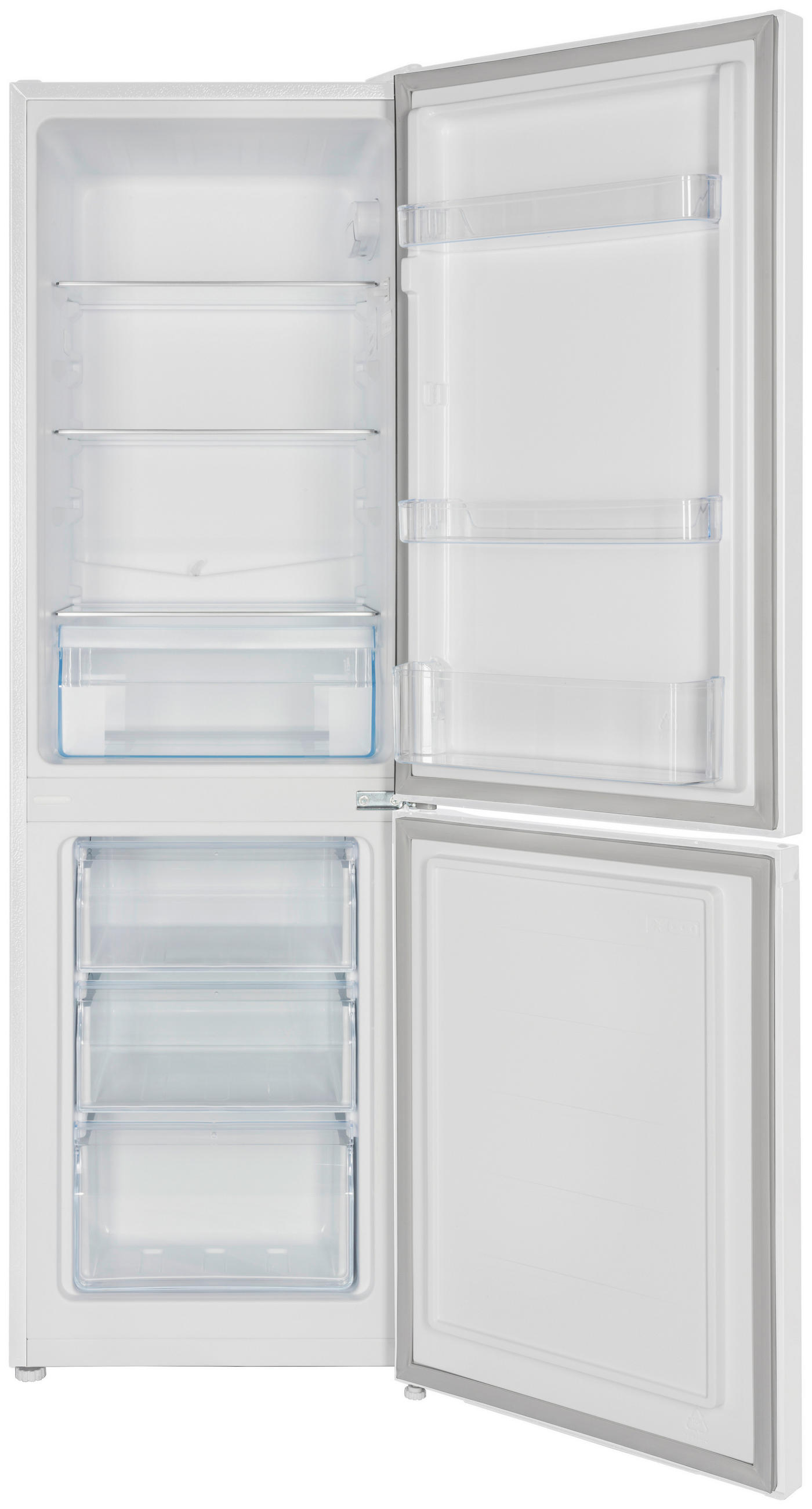 KÜHL-GEFRIER-KOMBINATION 47,4/144/49,5 cm KG144W-37  - Weiß, Trend, Glas/Kunststoff (47,4/144/49,5cm) - Respekta