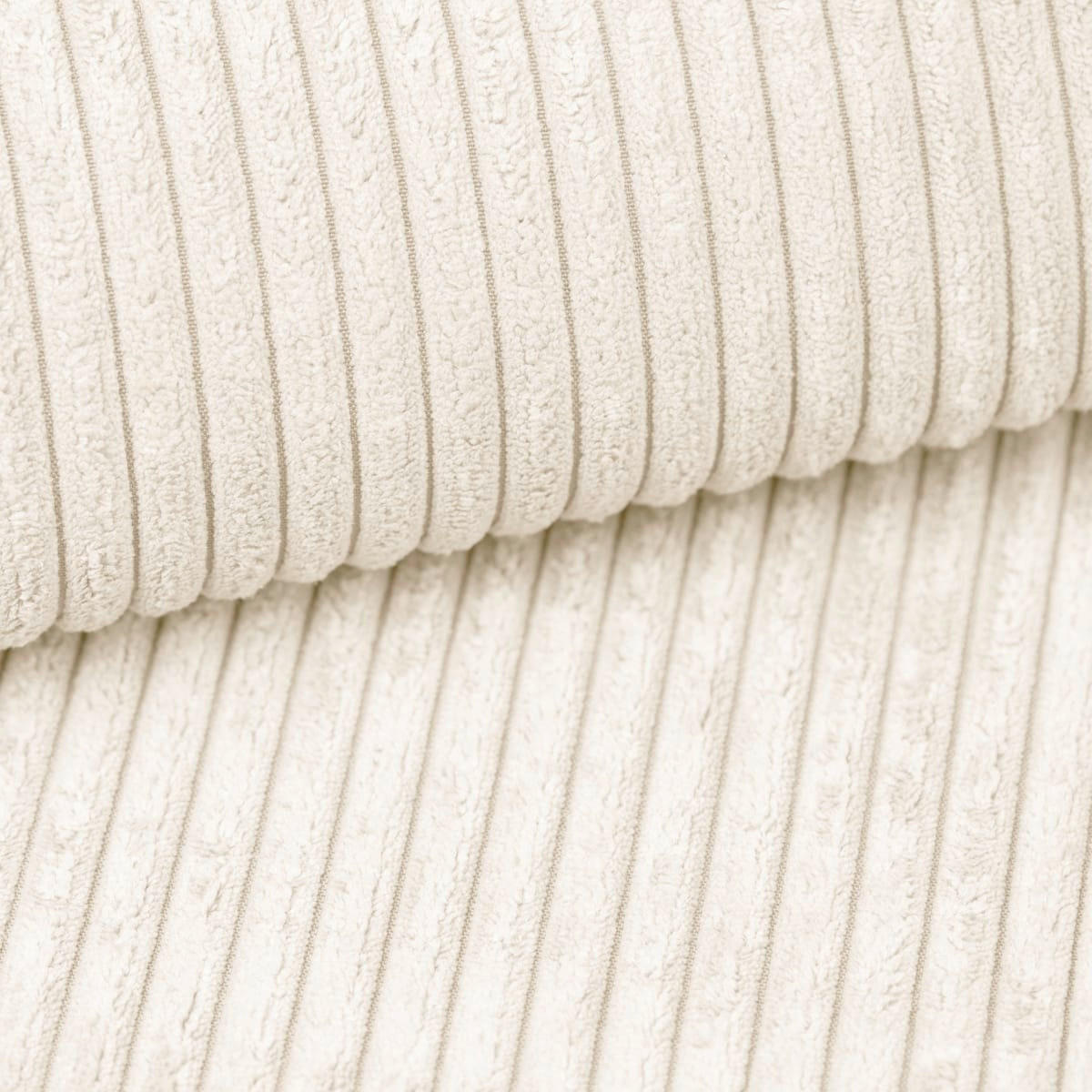 WOHNLANDSCHAFT BRAZIL U in Creme  - Creme/Schwarz, Design, Kunststoff/Textil (200/410/200cm) - MID.YOU