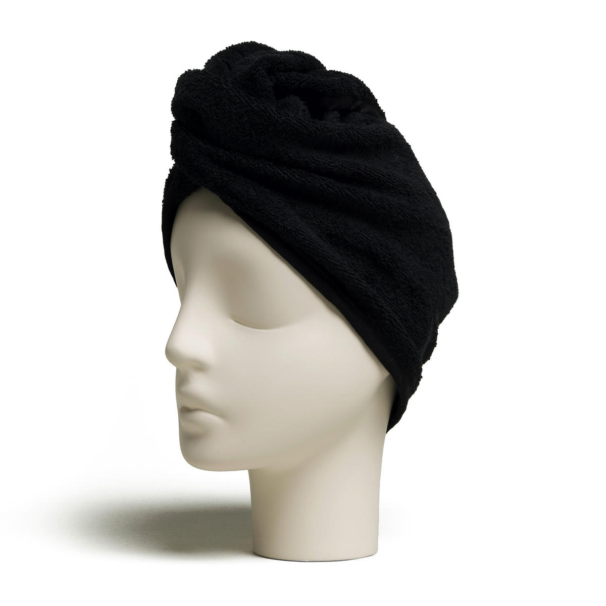 HAARTURBAN  - Schwarz, Basics, Textil (27/67cm) - Moeve