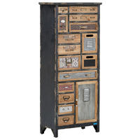 KOMMODE  in 59/140/32 cm  - Multicolor/Schwarz, Trend, Holz/Keramik (59/140/32cm) - Landscape