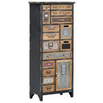 KOMMODE  in 59/140/32 cm  - Multicolor/Schwarz, Trend, Holz/Keramik (59/140/32cm) - Landscape