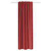 WÄRMESCHUTZVORHANG ESKIMO blickdicht 135/245 cm   - Bordeaux, Basics, Textil (135/245cm)