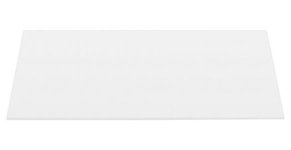 OBERPLATTE  in  - Weiß, Basics, Glas (45,30/40,50/0,4cm) - Voleo