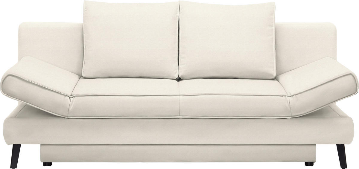SCHLAFSOFA in Naturfarben  - Schwarz/Naturfarben, Design, Textil/Metall (200/85/90cm) - Xora