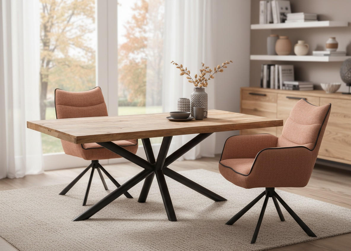 ARMLEHNSTUHL  in Eisen  - Rostfarben/Schwarz, KONVENTIONELL, Textil/Metall (60/92/67cm) - MID.YOU