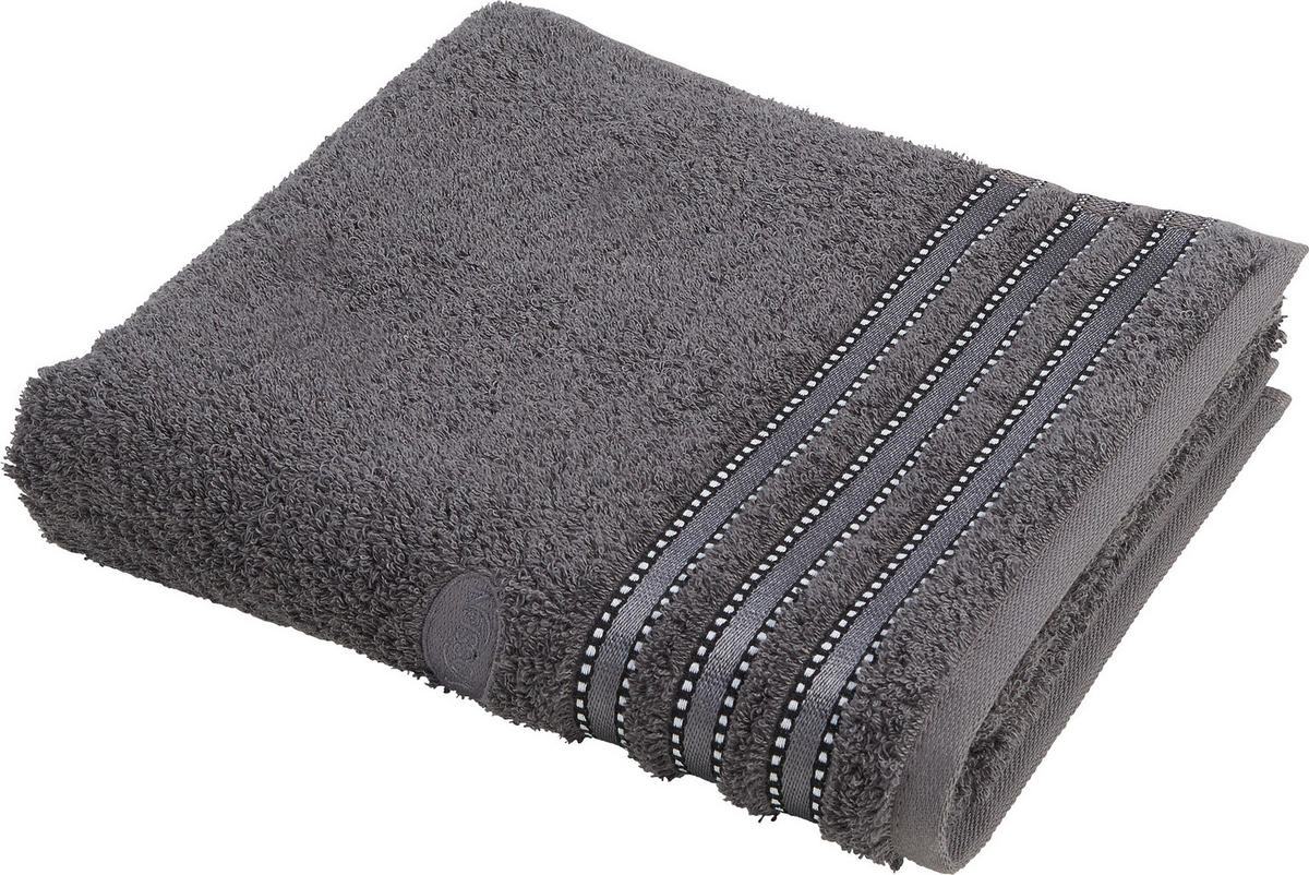 RUČNÍK, 50/100 cm, antracitová - antracitová, Design, textil (50/100cm) - Vossen