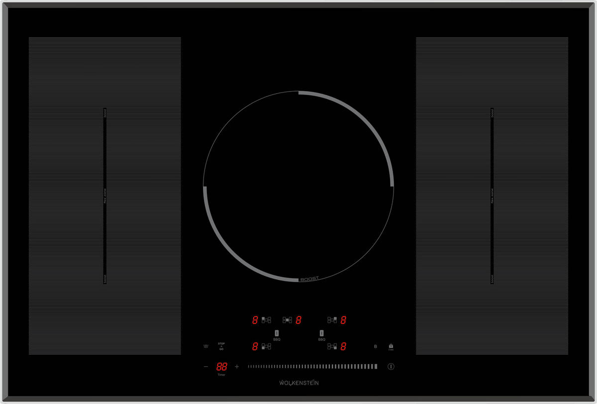 GLASKERAMIKKOCHFELD  - Basics, Glas (77/6/52cm) - Wolkenstein