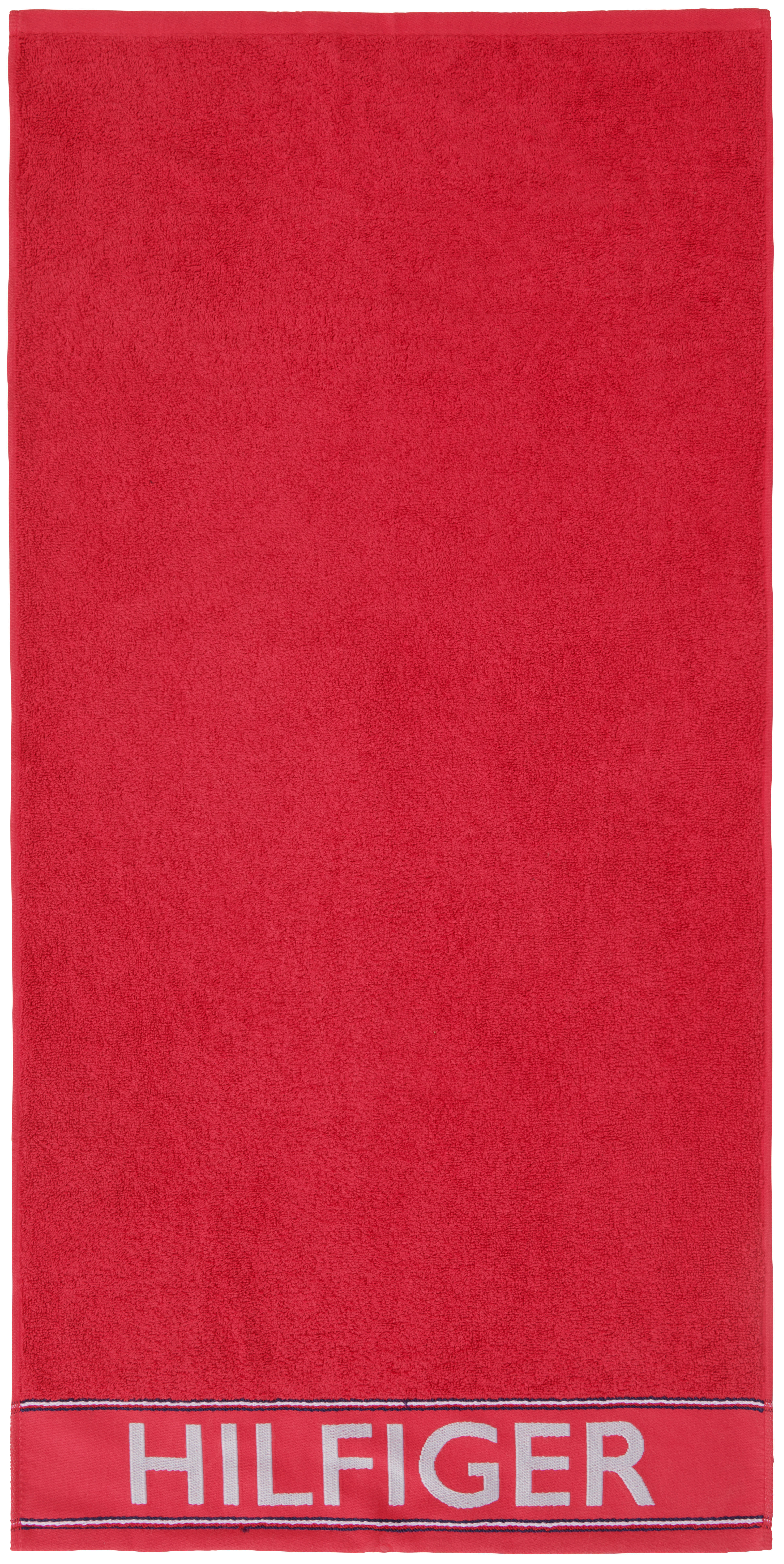 HANDTUCH Degree  - Rot, Basics, Textil (50/100cm) - Tommy Hilfiger