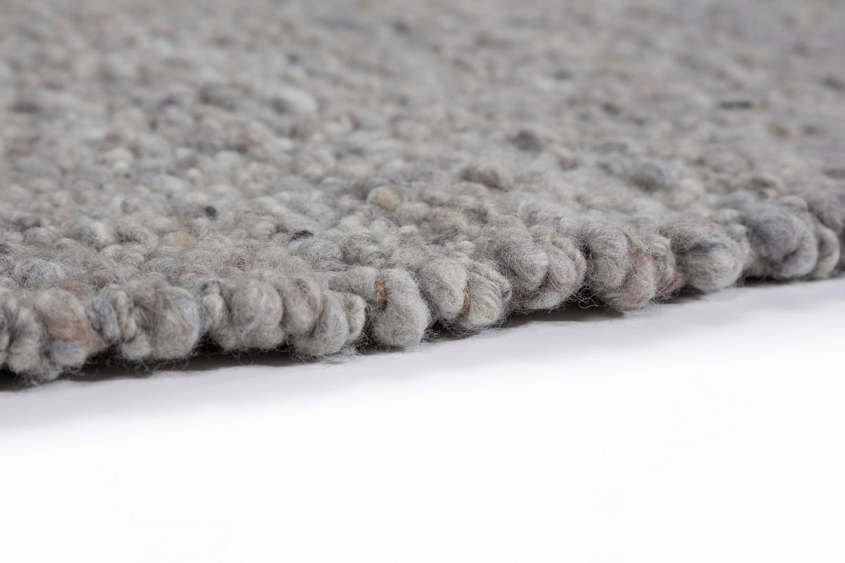 HANDWEBTEPPICH 170/240 cm Odelia Hellgrau  - Hellgrau, KONVENTIONELL, Textil (170/240cm) - Schöner Wohnen
