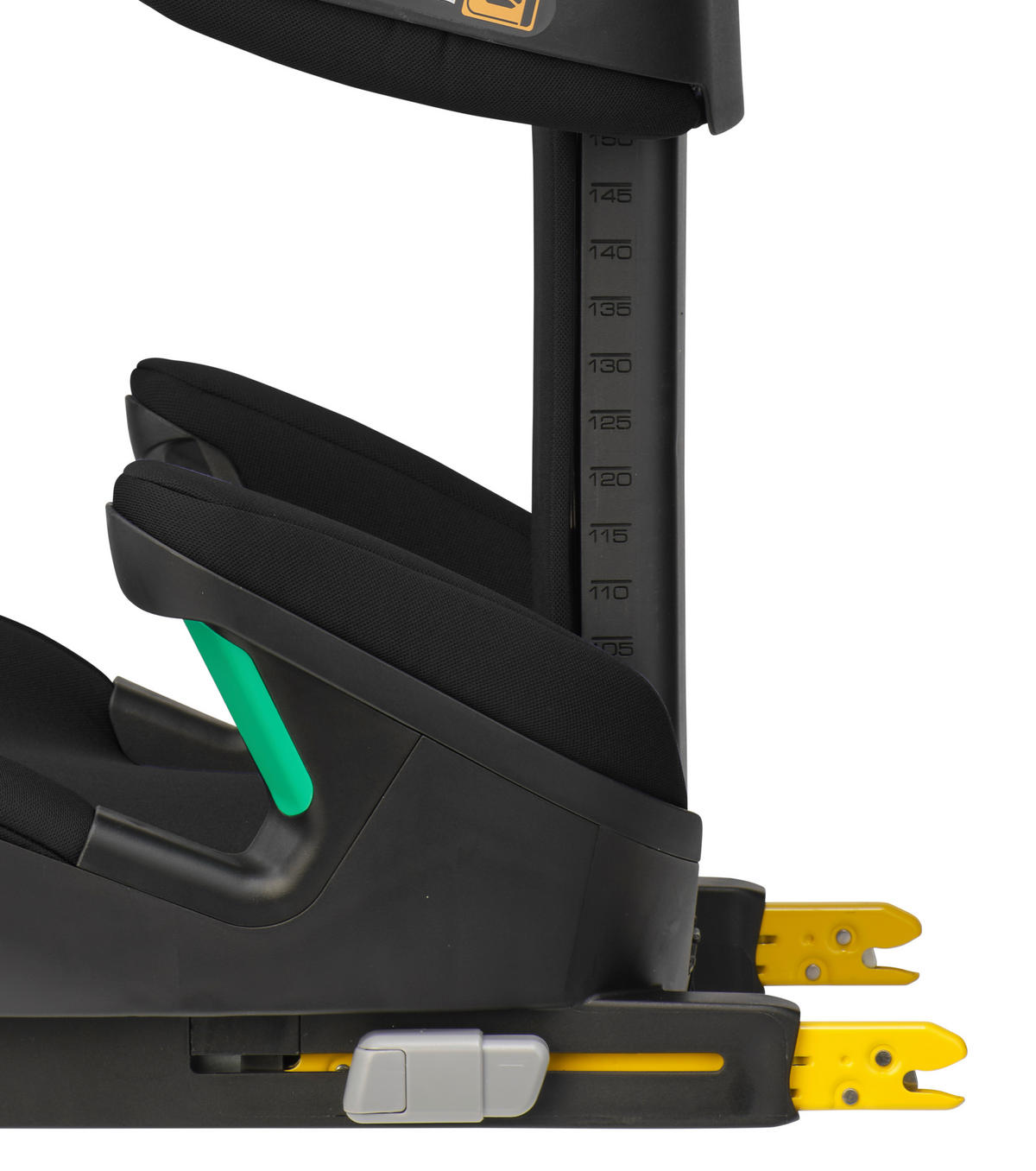 KINDERAUTOSITZ Rodifix R i-Size  - Schwarz, Basics, Kunststoff/Metall (49/60/54cm) - Maxi-Cosi