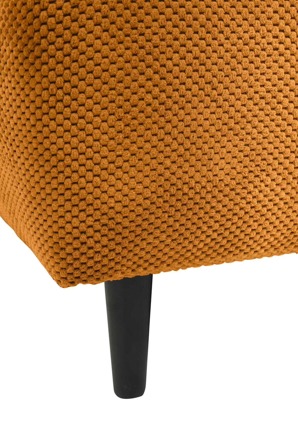 ECKSOFA Currygelb Chenille  - Currygelb/Schwarz, KONVENTIONELL, Holz/Textil (160/290cm) - Carryhome